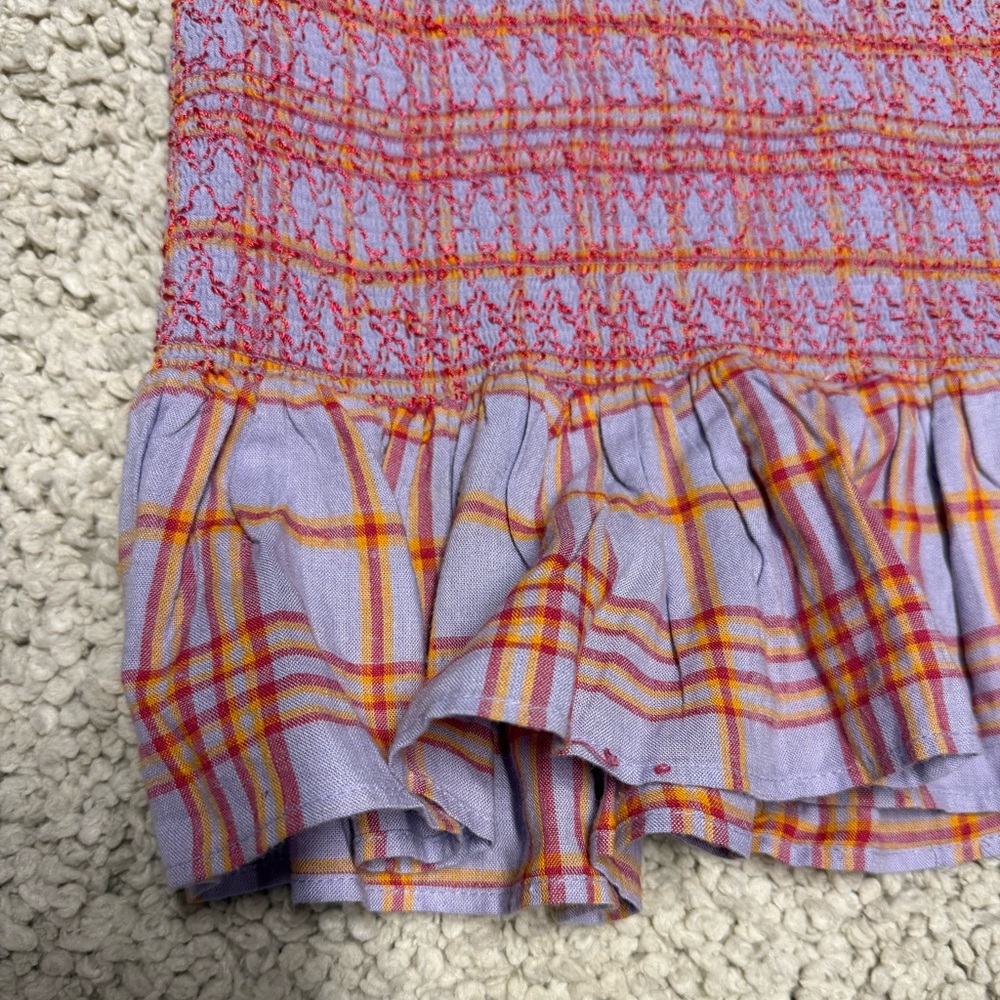 Urban Outfitters Purple and Red Plaid Skirt